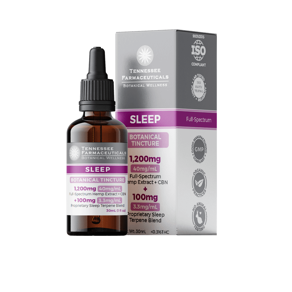 Use our Organic Sleep CBD formula at bedtime for a better night's rest.